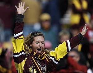 Minnesota Gophers Cheerleader Minnesota Gophers Cheerleader